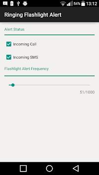 Ringing Flashlight Alert screenshot 1