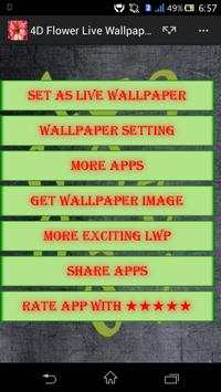 4D Flower Live Wallpaper screenshot 1