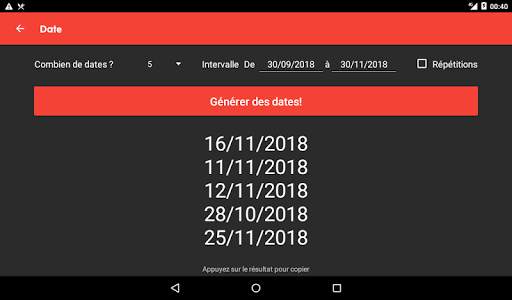 Randomizer  Générateur de choix aléatoire screenshot 14