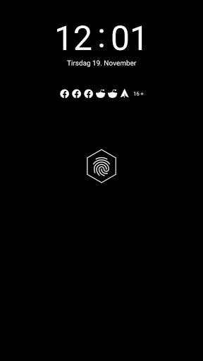 Darcle - KLWP Pro Theme screenshot 1