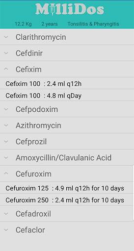 Millidos - Medicines Dosages screenshot 3