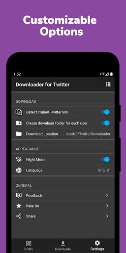 Video Download and Repost for Twitter - Save Gif screenshot 6