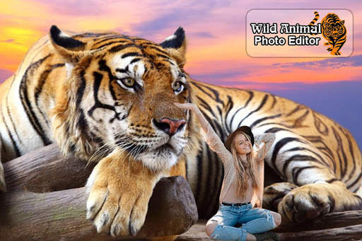 Wild Animal Photo Editor - Cut Paste Photo 1 تصوير الشاشة