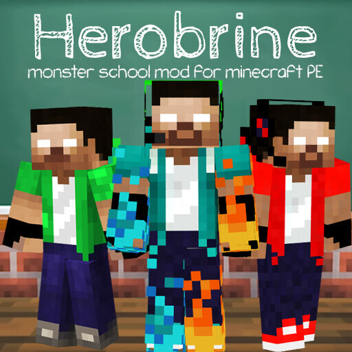 Mod Herobrine Monster School icon