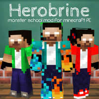 Mod Herobrine Monster School logo