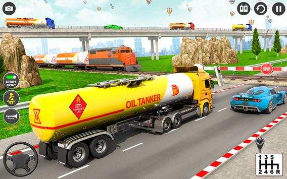 Oil Tanker Truck Driving Games स्क्रीनशॉट 2