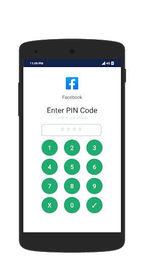 AppLock lock apps pin pattern lock screenshot 1