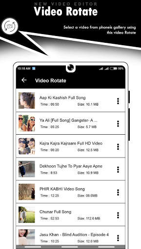 Rotate Video - Mirror Video Editor screenshot 1