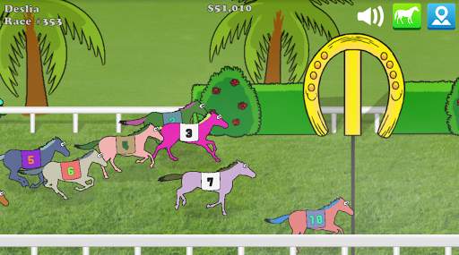 Hooves of Fire - Horse Racing screenshot 1