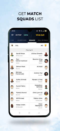 CricMatch : Cricket Live Line screenshot 5