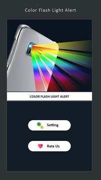 Color Flash Light Alert Call SMS 3 تصوير الشاشة