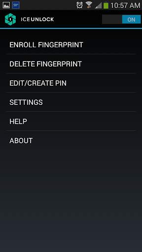 ICE Unlock Fingerprint Scanner screenshot 1