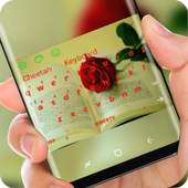 Rose Book Keyboard Love Story Theme 10001002