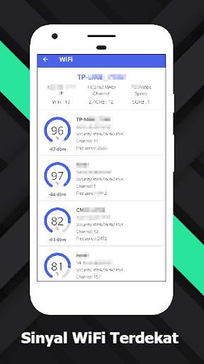 Ujian Kekuatan Sinyal WiFi screenshot 3