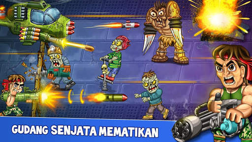 Permainan Pertahanan Zombie (Last Heroes) screenshot 1
