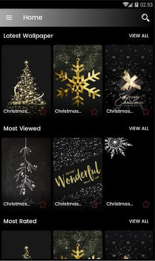 Black Christmas Wallpaper HD screenshot 1