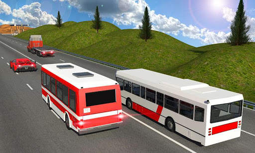 Racing In Bus 3D screenshot 2