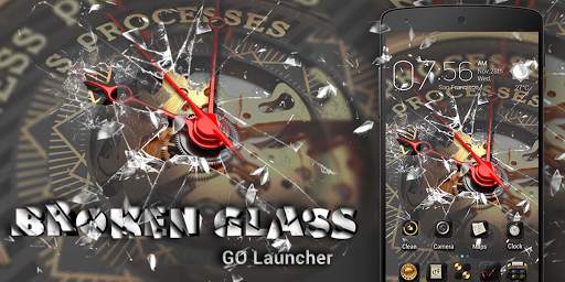 Broken Parallax Go Launcher Theme screenshot 5