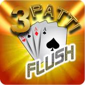 Teen Patti Flush - Poker game, Rummy Game icon
