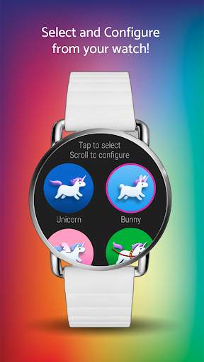 Unicorn Wear - an animated watch face for Wear OS screenshot 8