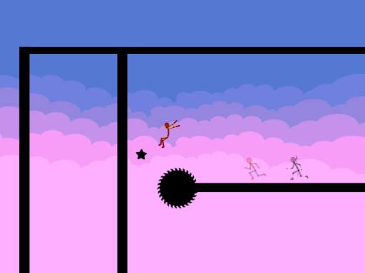 Stickman Parkour Platform - 2D Ninja Fun Race screenshot 14