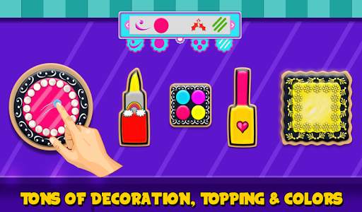 Princess Makeup Cookies maker! Girls Cooking Game screenshot 12