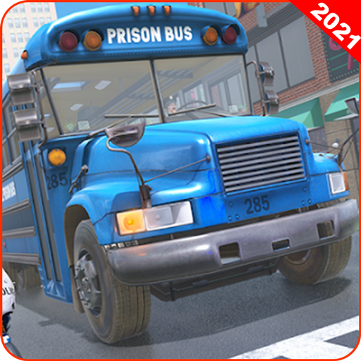 Police Bus Simulator Transport Driving Free Game icon