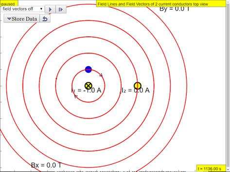 Magnetic Field of Wire(s) Sims screenshot 7