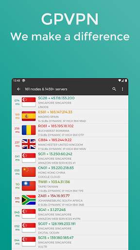 GPVPN - SSTP VPN - Game Ping Booster & Reduce Lag screenshot 16