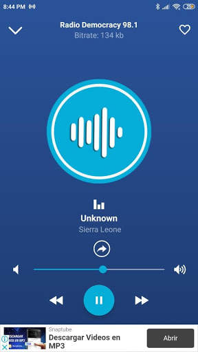 Radio democracy 98.1 sierra leone App Free screenshot 1