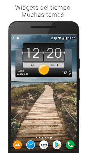 3D Flip Clock & Weather screenshot 1