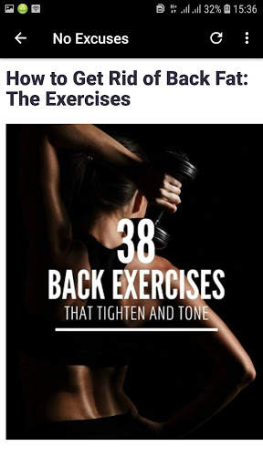 Back Fat Burn Workout For Women screenshot 7
