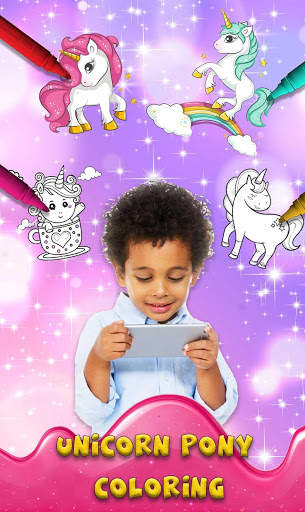 Unicorn coloring book: Mandala free coloring pages screenshot 1