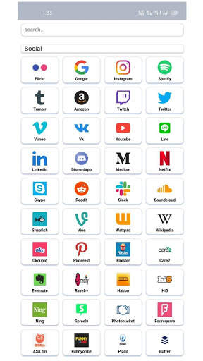 All in one social media and social networks app screenshot 4