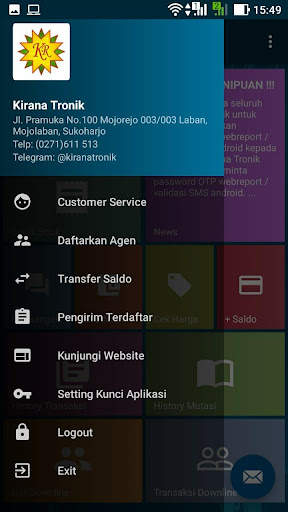 Kirana Tronik 3 تصوير الشاشة