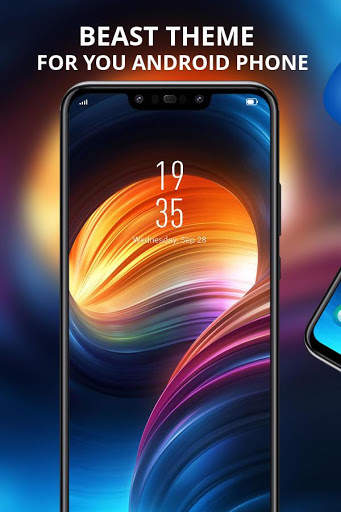 Color theme beautiful spiral mountain Galaxy M20 screenshot 1