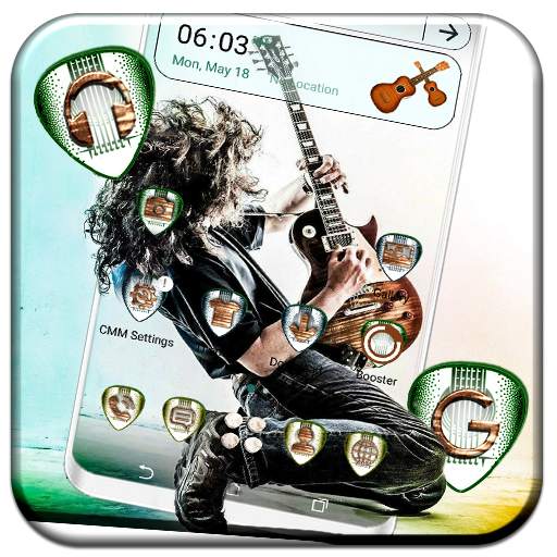 Guitar Rockstar Launcher Theme 1.1.0