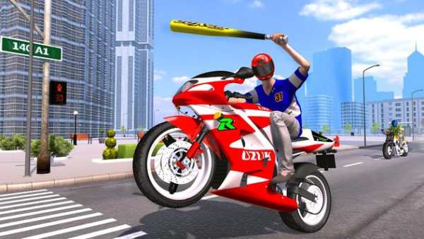 Real Bike Attack Racing Highway Stunt Rider 2018 screenshot 8