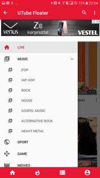UTube Floater screenshot 2