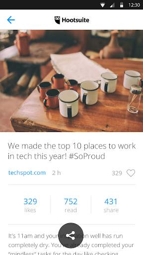 Hootsuite Amplify 2 تصوير الشاشة