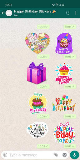 Stickers Happy Birthday 🎂 WAStickerApps Birthday screenshot 1