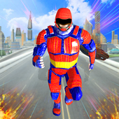 Light Super Speed Robot Hero Game - Rescue Mission icon