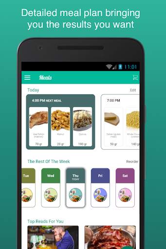 Fitness Meal Planner screenshot 1