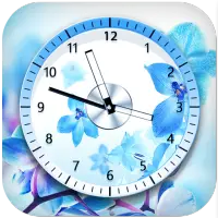 Flower Clock Live Wallpaper