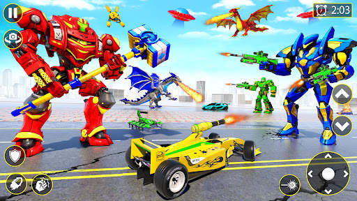 Monster Hero War Robot Games screenshot 5