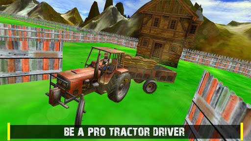 Big truck driving - Farm Tractor Cargo Drive Game screenshot 4