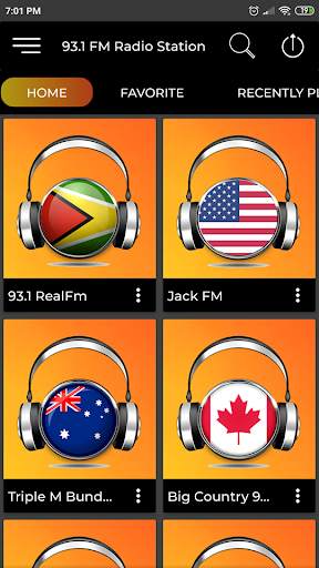 93.1 fm radio App fm radio 93.1 скриншот 2