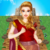 Temple Indian Girl Run icon