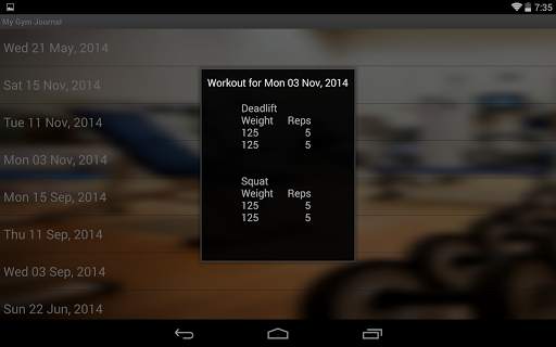 My Gym Journal screenshot 14