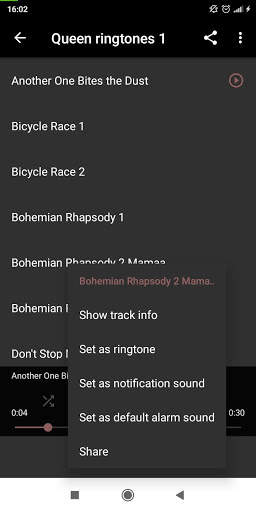 Queen ringtones app screenshot 4